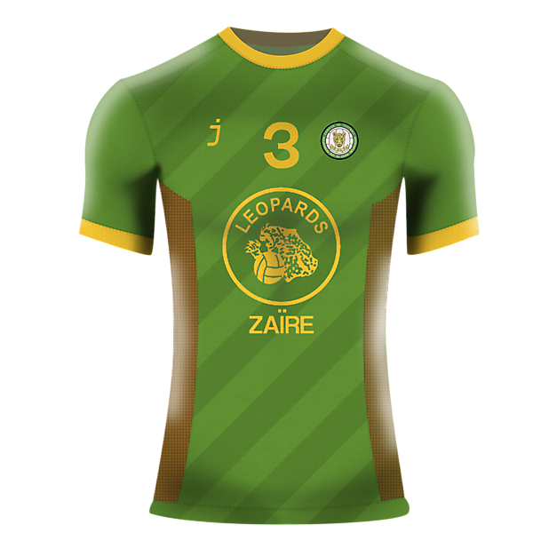 Zaire home jersey