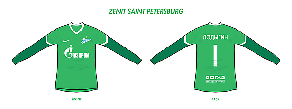 Zenit Saint Petersburg GK Home