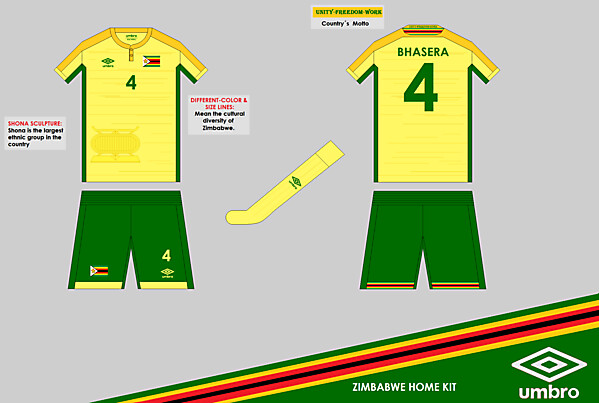 Zimbabwe Home kit - WC Competition