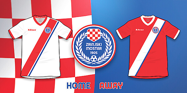 Zrinjski Mostar H/A kits