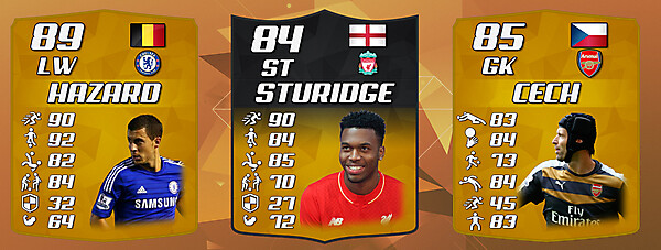 FIFA Ultimate Team Card Design