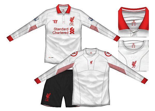 Liverpool Away Kit with baselayer