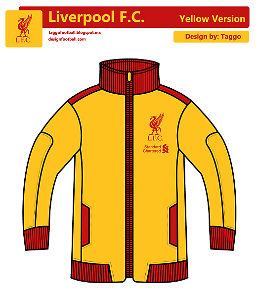 Liverpool FC Yellow Track Jacket