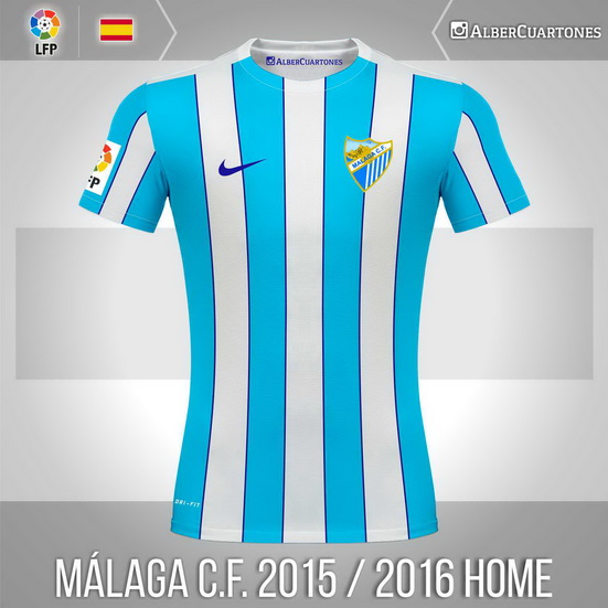 Málaga C.F. 2015 / 2016 Home Shirt