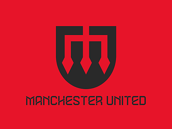 Manchester United logo concept