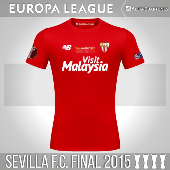 Sevilla F.C. 2015 Europa League Final Shirt