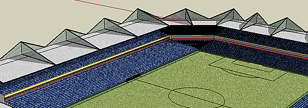 English Style Football Stadium.