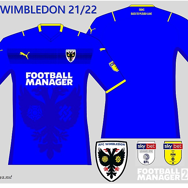 AFC Wimbledon Home kit 2020