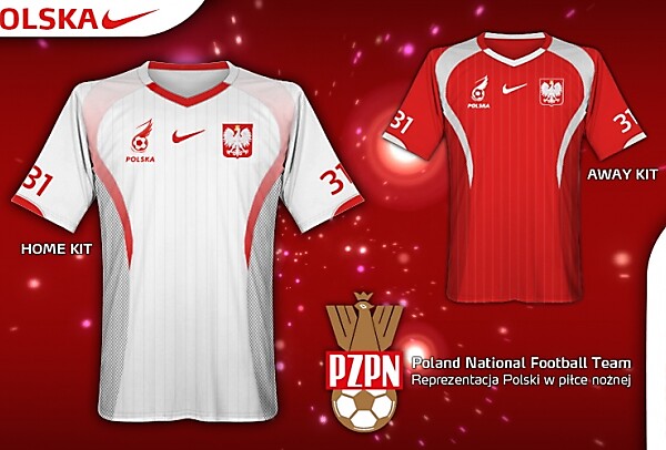 Poland Nike Home/Away Kit Design by Qugeist