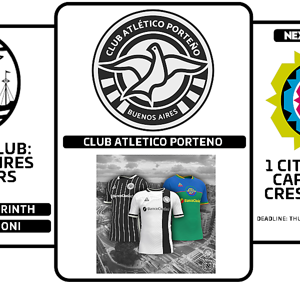 1 CITY 1 CLUB - WINNERS & NEXT ROUND - CAPE TOWN - CREST DESIGN
