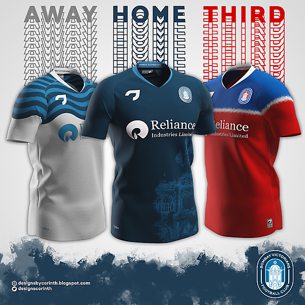 Bombay Victorians | Home, Away and Third Shirts