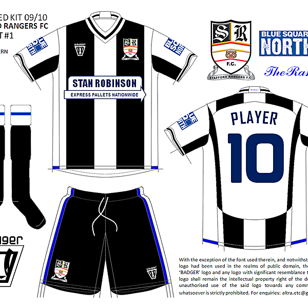 #2 - Kit Design Competition - Stafford Rangers (closed)