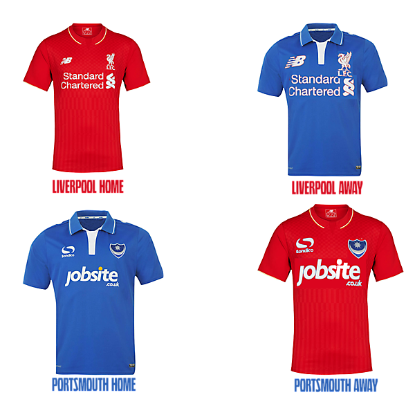 2 teams - home and away - cross over kits (CLOSED)