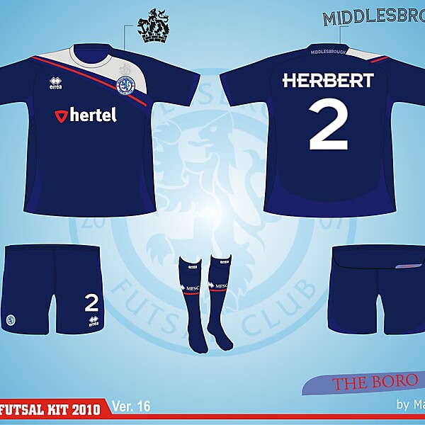 Middlesbrough Futsal Club Kit - Version .16