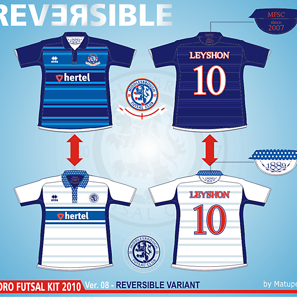 Middlesbrough Futsal Club - Ver.08 Reversible variant
