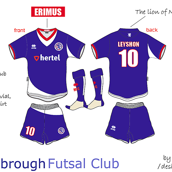 #3 - Kit Design Contest - Middlesbrough Futsal Club (closed)