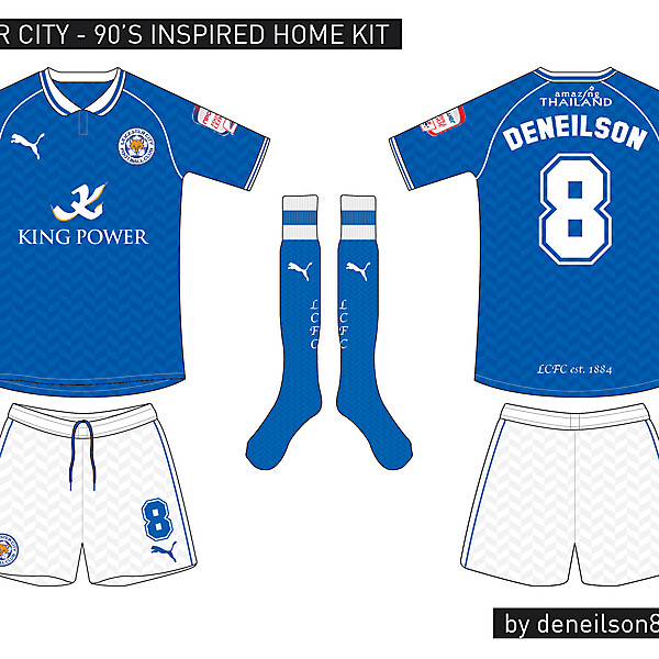 Leicester City Home Kit