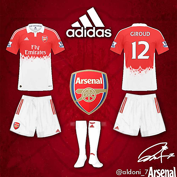 Arsenal Adidas Home