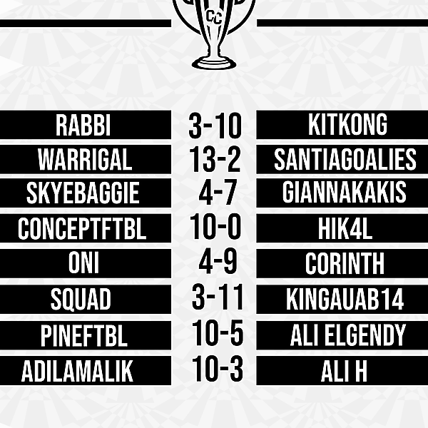 Matchweek 5 Results
