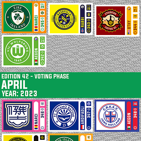 CRCM 41 - RESULTS PHASE - MARCH 2023  /  CRCM 42 - VOTING PHASE - APRIL 2023 