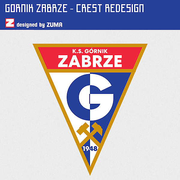 Górnik Zabrze | Crest Redesign