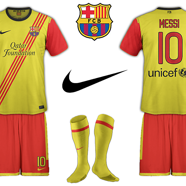 FC Barcelona Senyera (Catalan Flag) 2013-14 Away Kit Design Competition (closed)