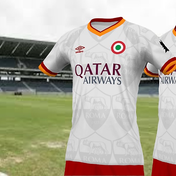 As Roma fan jersey remake