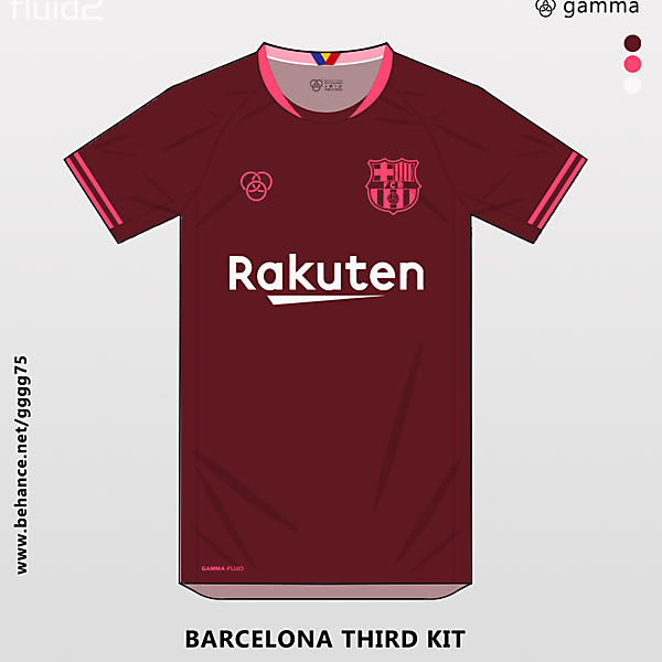 barcelona third jersey