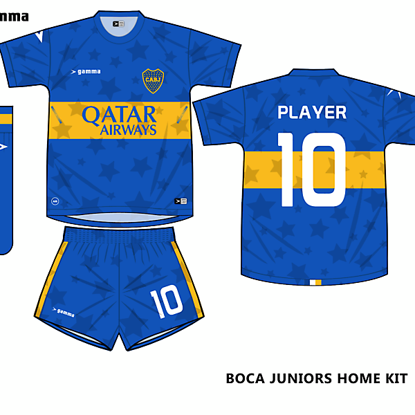 boca juniors home kit