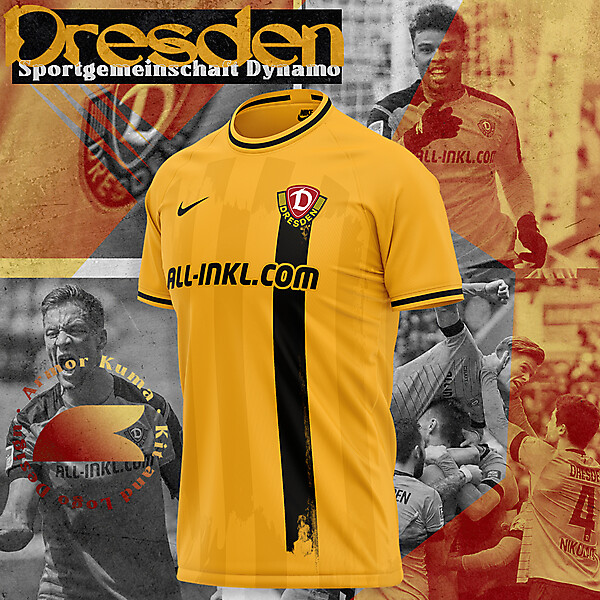 Dynamo Dresden Nike Home Kit