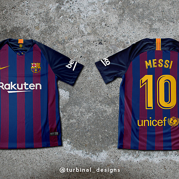 FC Barcelona Home Kit Concept