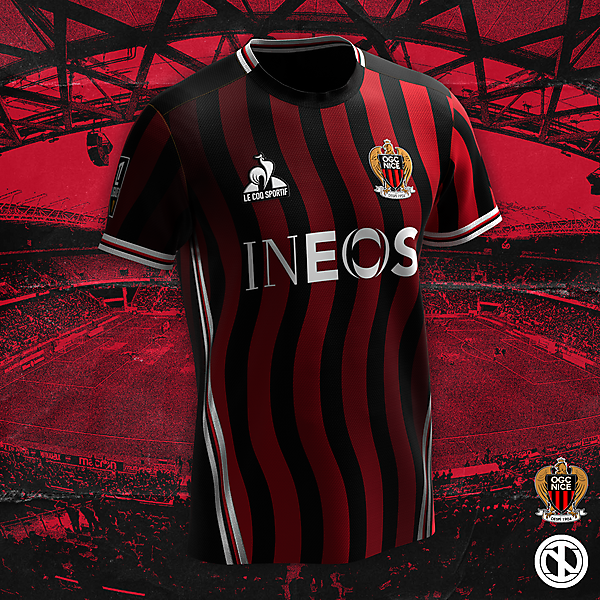 OGC Nice | Home Kit Concept