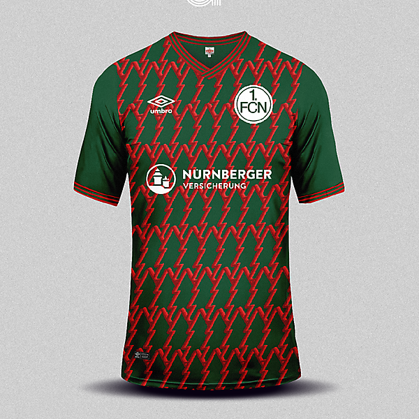 1. FC Nürnberg Umbro Christmas Special Edition Shirt