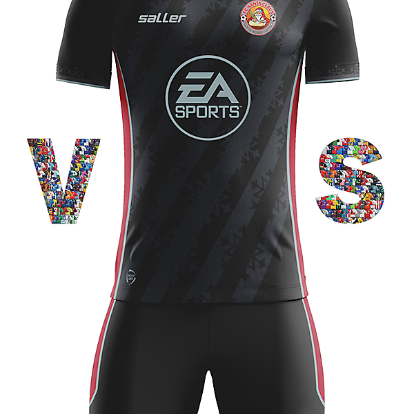 FC Santa Claus Away kit with Saller