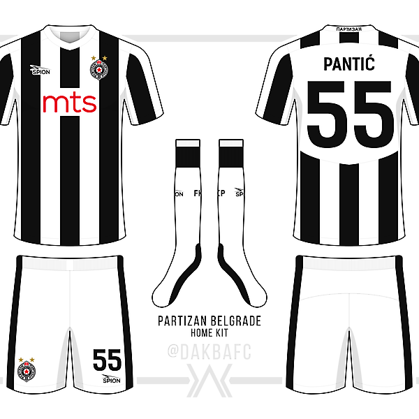 FK Partizan Home Kit - KOTW 11