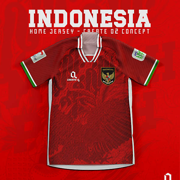 Indonesia x Create o2 Home Jersey Concept | KotW