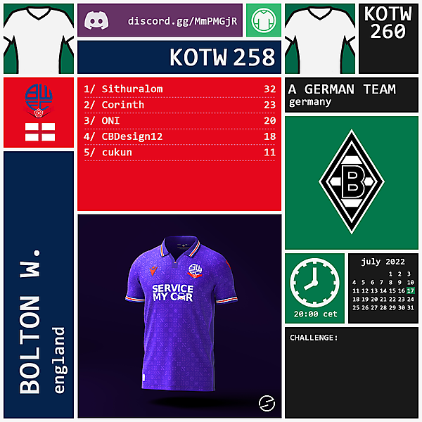 KOTW258 / KOTW260