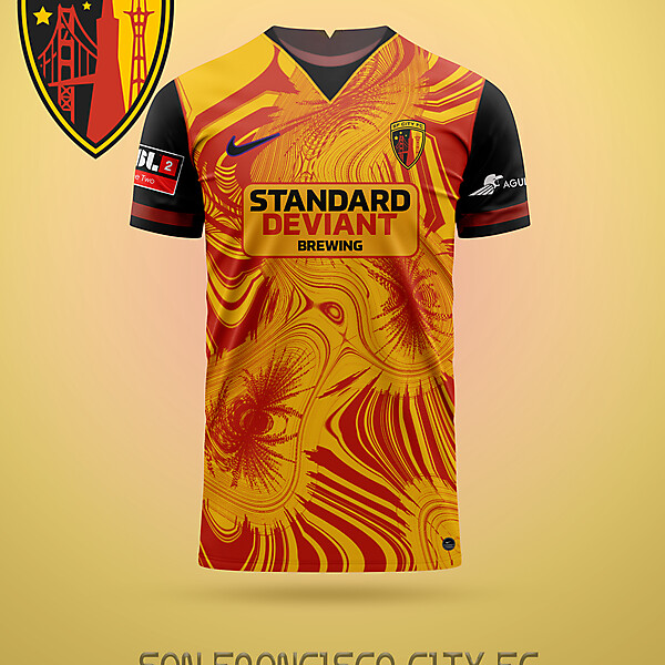 San Francisco City FC-away concept