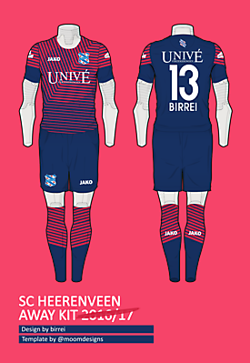 SC Heerenveen Away Kit by me, el Birrei