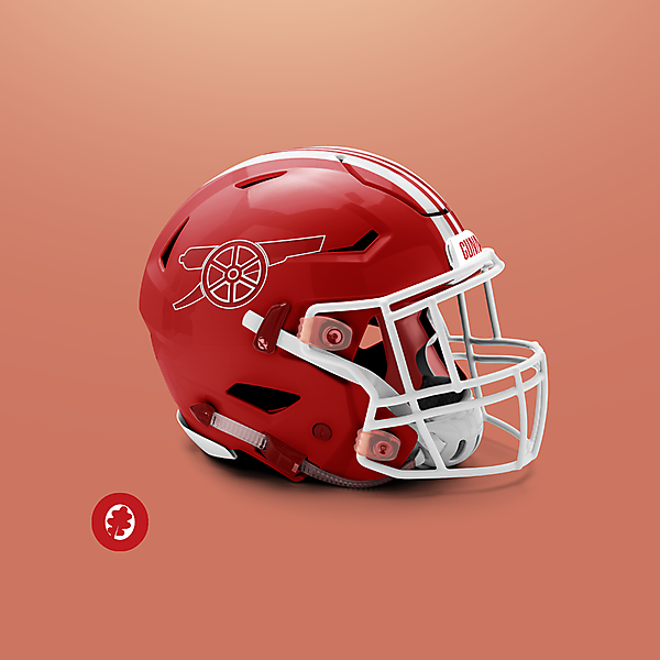 Arsenal NFL helmet