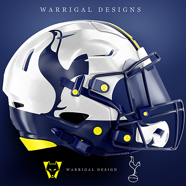 Tottenham Hotspur NFL helmet concept