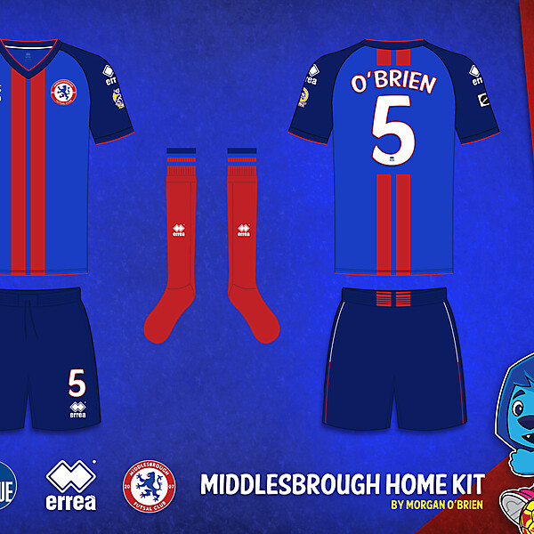 Middlesbrough Home Kit 009 by Morgan OBrien