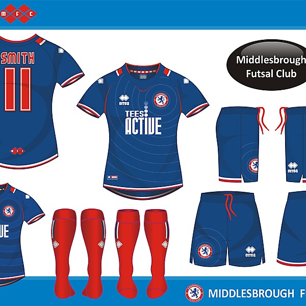 Middlesbrough Futsal Home Kit