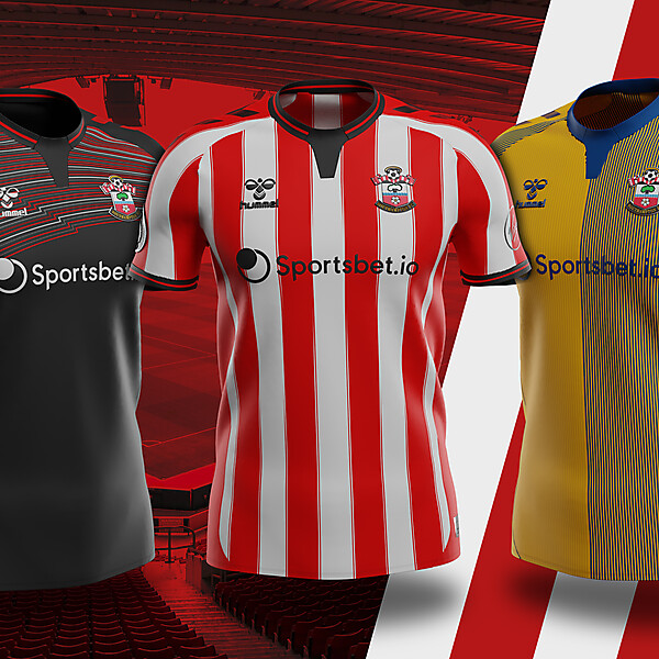 Southampton | Home, Away and Third Shirts