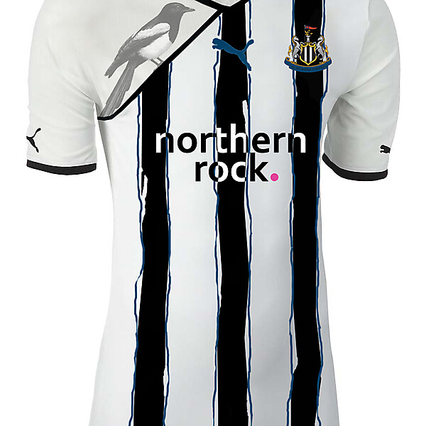 Newcastle painted stripes home shirt