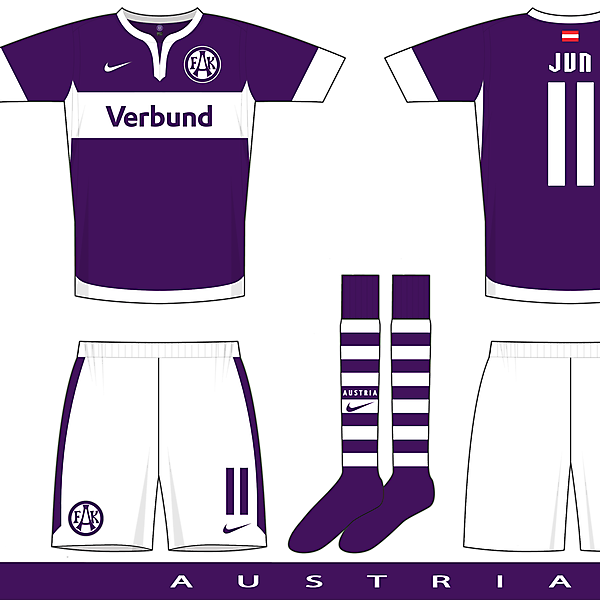 Nike Gatito template example 2 - FK Austria