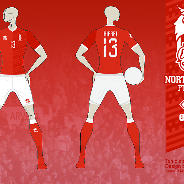 NE FUTSAL Home kit 01, based in Matupeco's crest v01