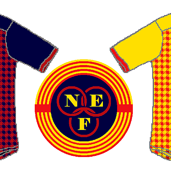 North East Futsal Crest and Kits V.2