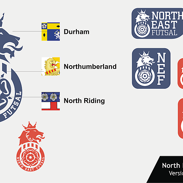 North East Futsal Crest version 03