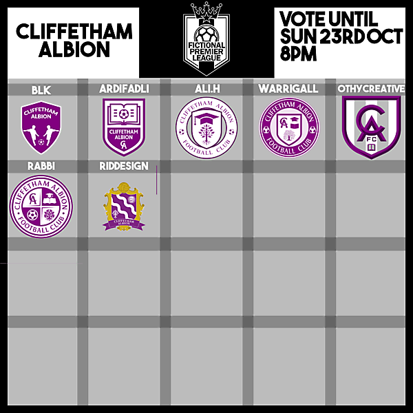 Cliffetham Albion - Voting